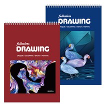 fullcolors 전문가용 스케치북 200g 랜덤 발송 2p, 8절, 18매