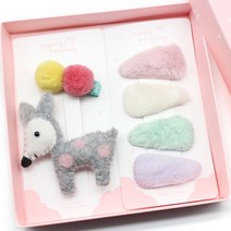 채니봉봉 그레이밤비 헤어핀세트