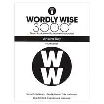Wordly Wise 3000: Book 8 Answer Key (4/E), Educators Pub Service