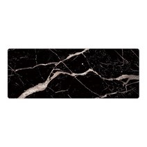DM 알럽컴 마블 쉐입 장패드 90 x 40 cm, 블랙, 1개