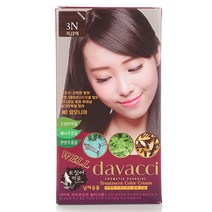 다바찌 오징어 먹물 새치염색약, 3N(흑갈색), 1개