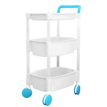 유원피에스 리빙카트 3단, 블루, 1개