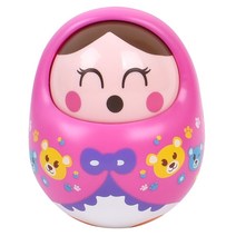 토이앙상블 롤리폴리 오뚝이 분홍, 혼합 색상