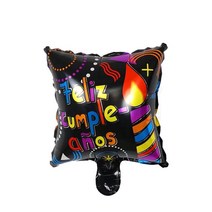 풍선팜 스페니쉬 데코레이션 호일 풍선 스퀘어 28 x 28 cm, A, 40개입