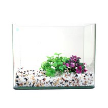 피쉬매니저 어항 22cm + 오색사 1kg + 인조수초 장식 SET7, 혼합 색상, 1개