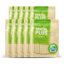 덴탈플러스 강아지 덴탈껌 100g, 밀크, 10개