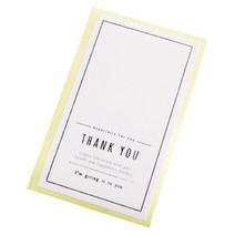 봄91 땡큐 마감스티커, WH, 150개입