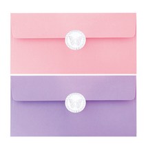 프롬앤투 비비드컬러 돈봉투 B110p 핑크 48p + 보라 48p + 스티커 96p, 혼합 색상, 1세트