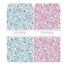 프롬앤투 꽃 용돈봉투 B501 하늘 65p + 보라 65p, 혼합 색상, 1세트