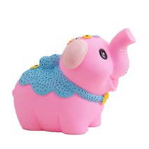 미니띠네 귀여운 코끼리 저금통, 핑크, 1개