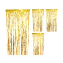 파티쇼 파티은박수술커튼 4p, 골드