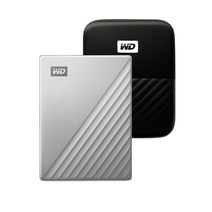 WD My Passport Ultra Type C 휴대용 외장하드 + 파우치, 4TB, 실버