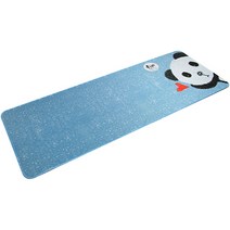 토디아 버라이어티 카툰 키보드 마우스 장패드 700 x 300 x 4 mm, 팬더블루, 1개