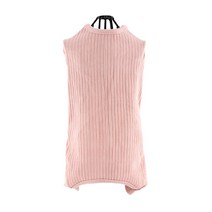 도그아이 강아지옷 파스텔 골지 올인원, 핑크