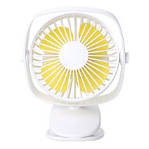 마카롱 클립형 휴대용 선풍기 탁상 유모차용, LLD-09, 화이트