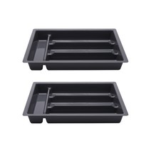 텐바이텐 서랍용 수저분리함400-2p_(923624) 정리선반/다용도선반, 그레이