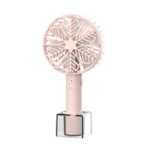 더반한 숨 휴대용 공기청정 선풍기, MT-001, 핑크