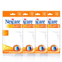 3M 넥스케어 순면 마스크 성인용 화이트, 1개입, 4개