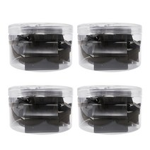 블루마토 블랙 더블클립 집게 DCS006 12p, 51mm, 4개입