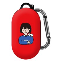 아이무이 너랑나랑 갤럭시버즈 시즌2 케이스, 소녀레드