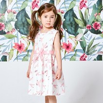 위시키즈 여아용 선인장 나염 원피스