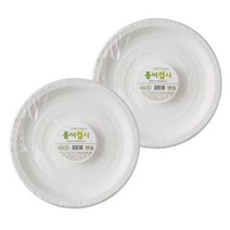 생활미소 종이접시 23cm, 60개입, 2개
