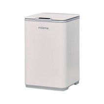 밀레마 자동 센서 휴지통 10L, 화이트, 1개