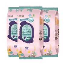 스프링클 일회용 프리미엄 이유식 수세미 엠보 200 x 300 mm 25p, 혼합 색상, 3개