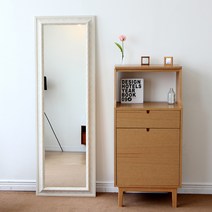 럼버잭 빈티지 전신거울 1500, 밀크