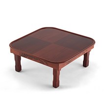 남원목기 춘향골 모자이크 사각 타원상 600 x 600 x 250 mm, 체리 + 갈색