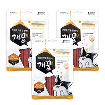 에이치디씨 개꿀 프로폴리스져키 강아지간식 70g, 오리고기, 3개