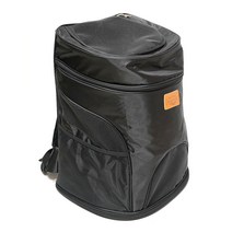 멍뭉스 아이앤엘 강아지 원통형 이동 가방, 블랙