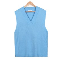 핑예 여성용 달달브이넥 조끼니트