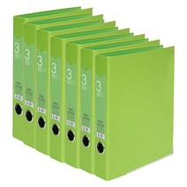 드림산업 레일바인더 3cm, 연두, 7개