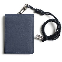 블랑플뢰르 소가죽 사피아노 목걸이 카드지갑