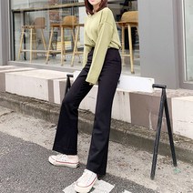마이시즌 마법 스판 속밴딩 부츠컷 슬랙스