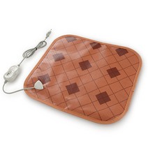 테르톤 1인 조절기 전기방석 TB-3301, 혼합 색상, 가로 45cm x 세로 45cm