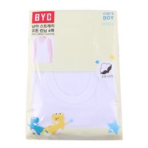 BYC 남아용 스트레치 코튼 런닝 4p