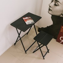 까사마루 오드리 사이드 테이블, 브라운 + 블랙