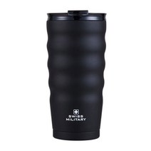 스위스밀리터리 핑커텀블러 HS600, BLACK, 600ml