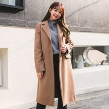 엔비룩 여성용 레어투버튼코트