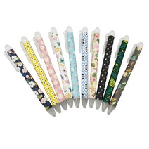 희망노트 패턴 퀵 제이 볼펜 0.5mm 10p 세트, 랜덤 발송, 1세트