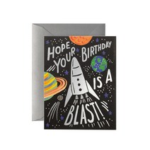 라이플페이퍼 BIRTHDAY BLAST 카드, 혼합 색상, 1개