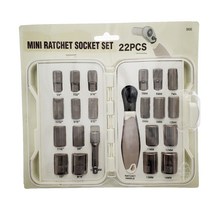 미니 라쳇 소켓 렌치 22종 세트, 1세트