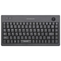 애니존 무선 트랙볼 키보드 + 키스킨, AWTK-200, 혼합색상, 텐키리스