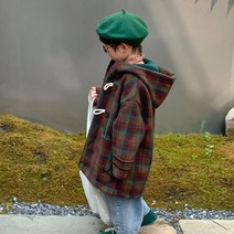 아동용 보노 체크 코트 CCV58GCT561