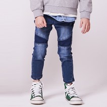 위시키즈 아동용 절개 스키니 바지