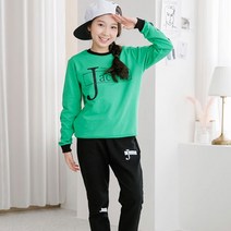 잭키드 여아용 어게인맨투맨티