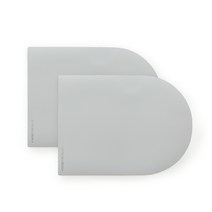 퍼니메이드 가죽 테이블매트 브런치 2p, 라이트그레이, 35 x 26 cm