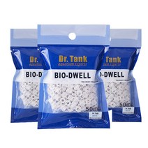 DrTank Bio Dwell 세라믹링 수족관 여과제 50ml, 3개